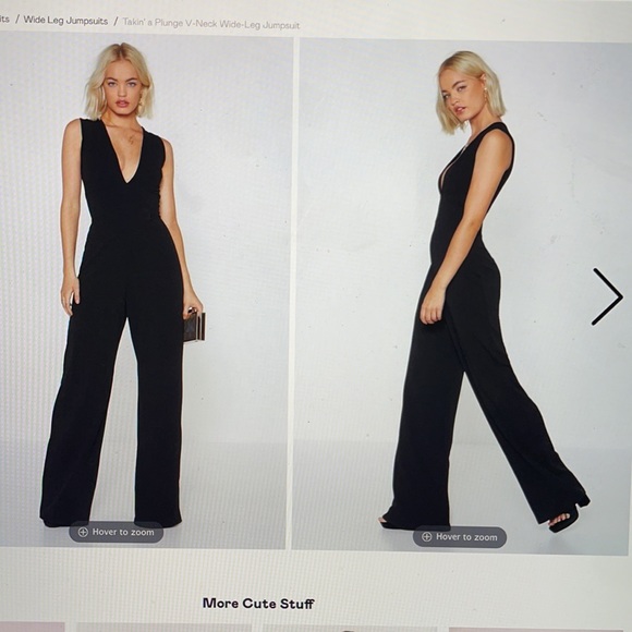 V neck jumpsuit - Picture 5 of 7